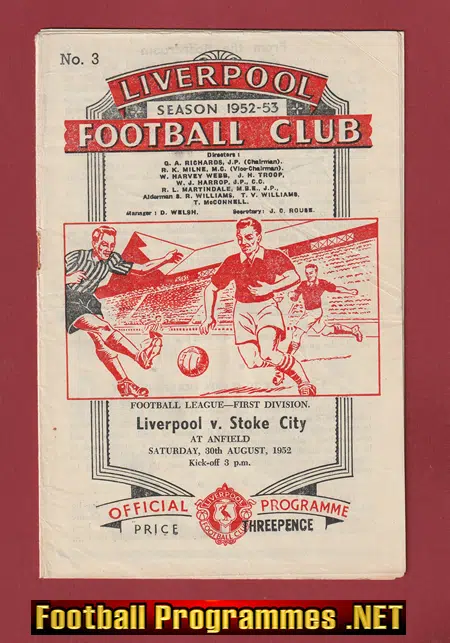 Liverpool v Stoke City 1952