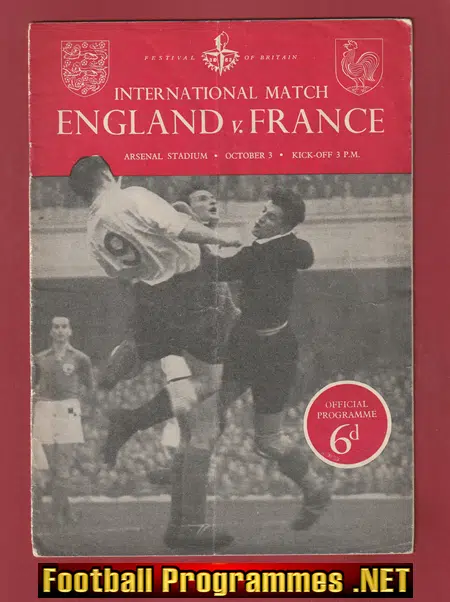 England v France 1951 – Festival Of Britain