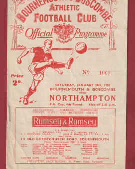 Bournemouth v Northampton Town 1950 – FA Cup