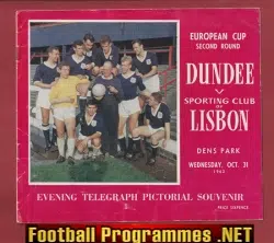 Dundee v Sporting Lisbon 1962 – European Cup Dens Park