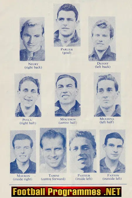 Preston North End v Servette 1952 - Friendly Match - Switzerland