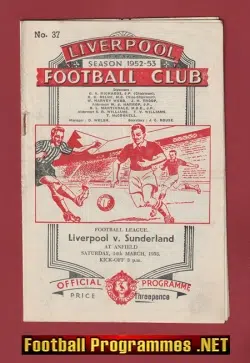 Liverpool v Sunderland 1953