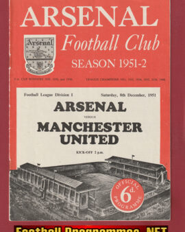 Arsenal v Manchester United 1951 – Man United 1950’s