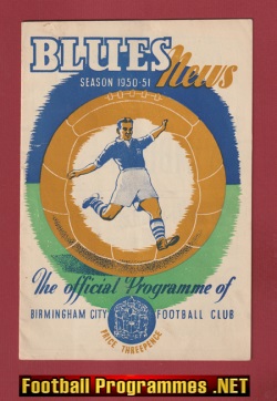 Birmingham City v Manchester United 1951 – Man Utd