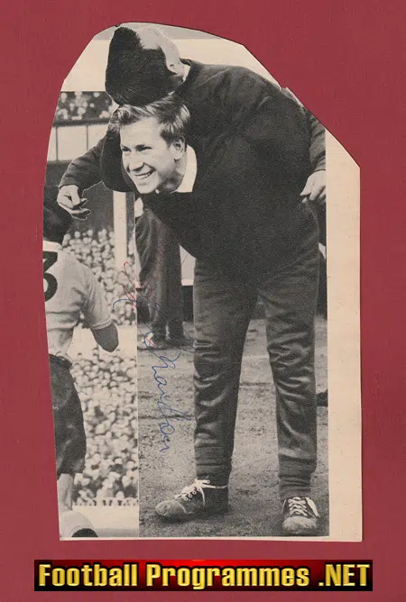 Manchester United Bobby Charlton + Jack Crompton Signed 1956