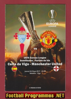 Celta De Vigo v Manchester United 2017 – Semi Final Europa Cup