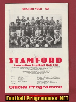 Stamford v Manchester United 1982 – Friendly Game Man Utd