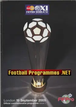 FIFA Pro World Footballer Awards 2005 - Ronaldo - Rooney Zidane