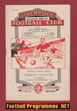Liverpool v Lincoln City 1956 - Anfield 1950s