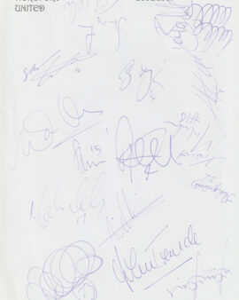 Hereford United Football Club Multi Signed Autograph 2006 2007