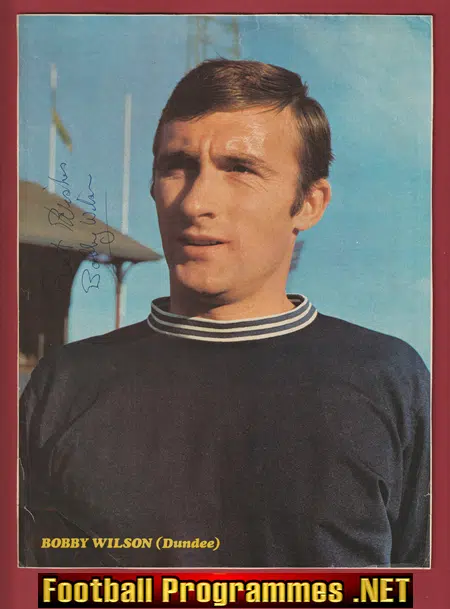 Dundee Bobby Wilson Signed Autographed Picture 1970's