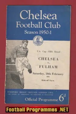 Chelsea v Fulham 1951 - FA Cup