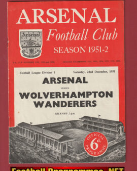 Arsenal v Wolves 1951