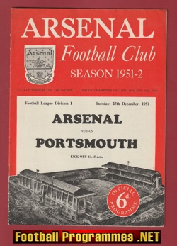Arsenal v Portsmouth 1951