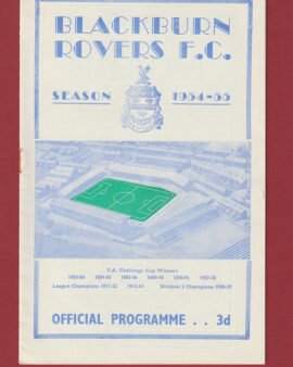 Blackburn Rovers v Bury 1955
