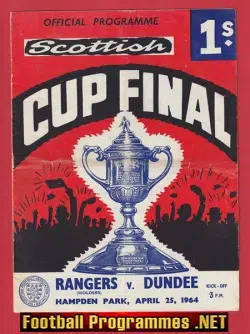 Glasgow Rangers v Dundee 1964 - Scottish Cup Final 64