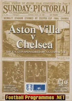 Chelsea v Aston Villa 2000 - FA Cup Final at Wembley