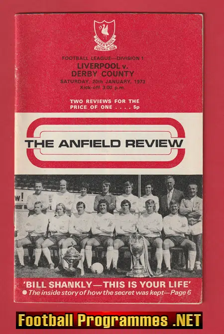 Liverpool v Derby County 1973 – Bill Shankly – This Is Your Life