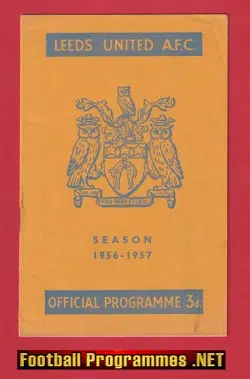 Leeds United v Cardiff City 1957