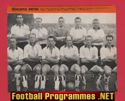 Newcastle United Football Club Multi Autographed SIGNED 1950s
