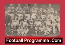 Aston Villa Football Club Multi Autographed SIGNED 1950s