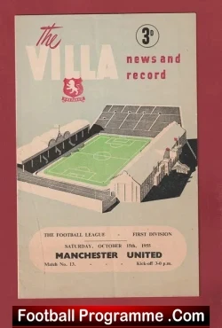 Aston Villa v Manchester United 1955 – The Great Busby Babes