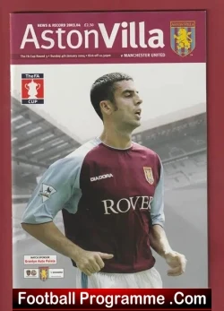 Aston Villa v Manchester United 2004 – FA Cup
