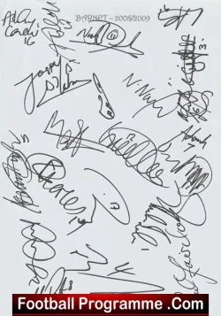 Barnet Football Club Multi Signed Autograph 2008/09 - football programme