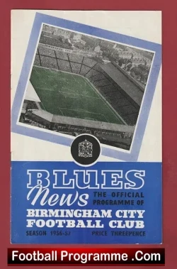 Birmingham City v Manchester United 1956 – Man Utd