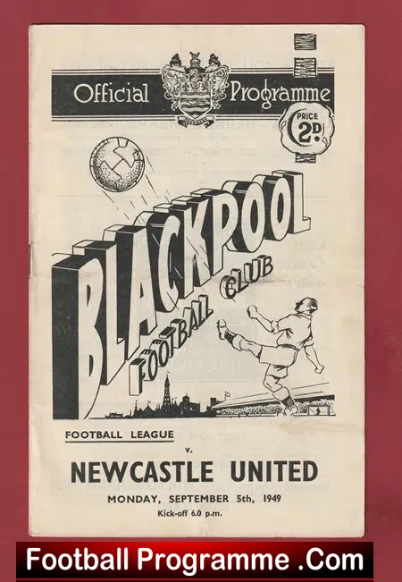 Blackpool v Newcastle United 1949 – 1940’s