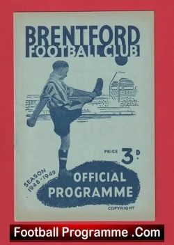 Brentford v Torquay United 1949