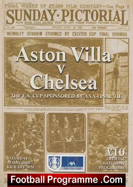 Chelsea v Aston Villa 2000 - FA Cup Final at Wembley