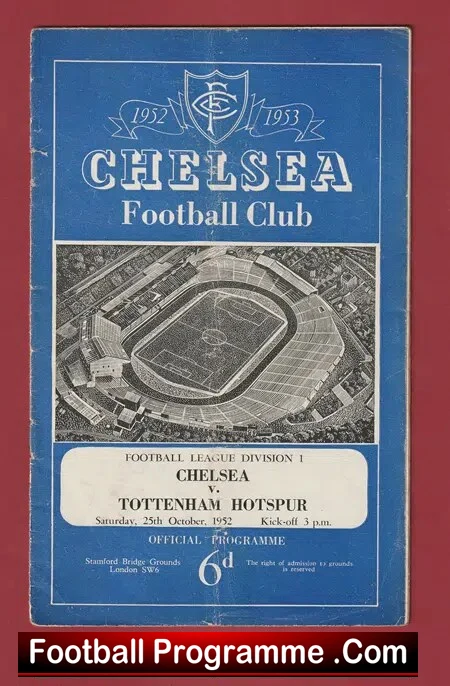 Chelsea v Tottenham 1952 – 1950s