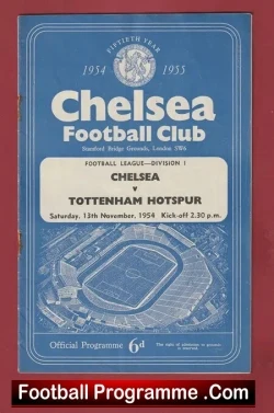 Chelsea v Tottenham 1954 – League Champions Season