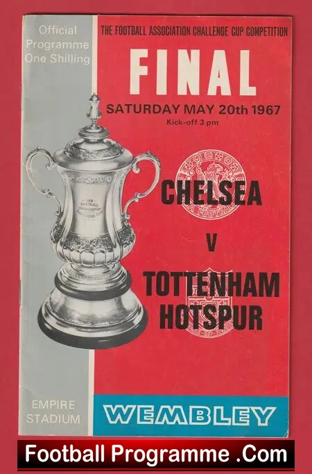 Chelsea v Tottenham 1967 – FA Cup Final Wembley