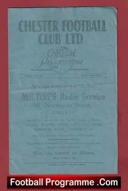 Chester v Southport 1949