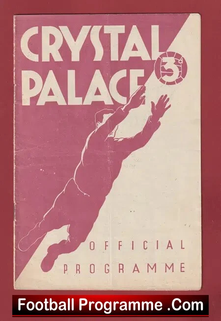 Crystal Palace v Reading 1952
