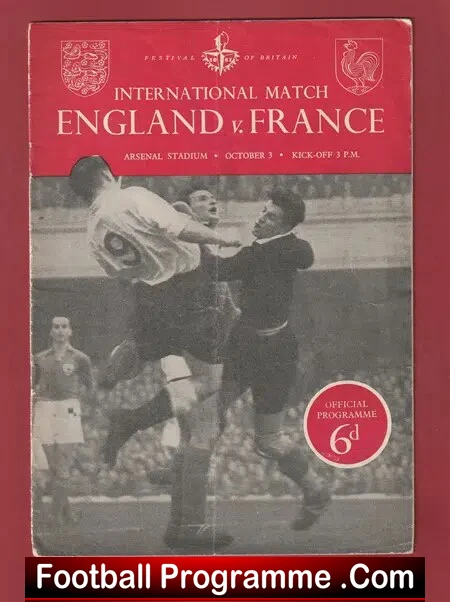 England v France 1951 – Festival Of Britain