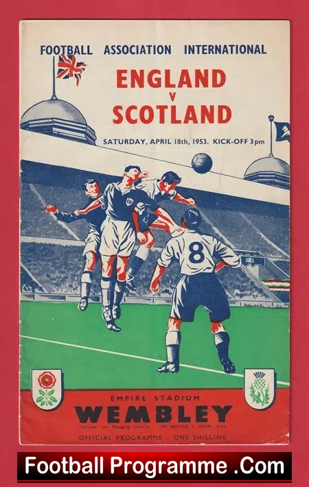 England v Scotland 1953 – Wembley 1950’s