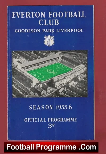 Everton v Manchester United 1955 - Man Utd