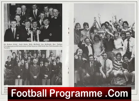 Glasgow Celtic Boys Club Annual Dinner Brochure 1987 - SIGNED