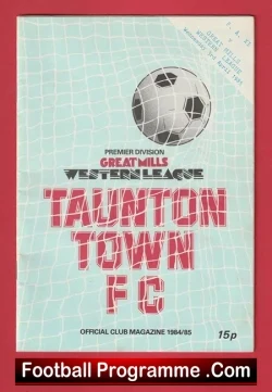 Great Mills v FA XI 1985 – At Taunton Town