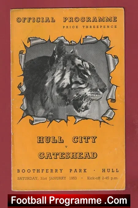 Hull City v Gateshead 1953 - Boothferry Park