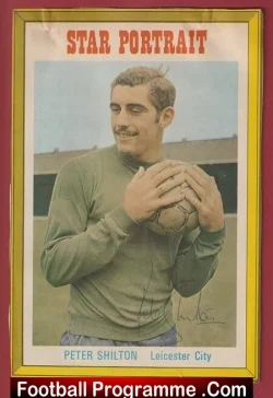 Leicester City Peter Shilton Signed Autographed Picture 1970's - football memorabilia