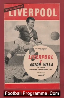 Liverpool v Aston Villa 1962 – Postponed Match