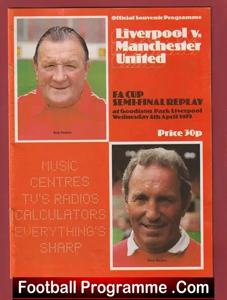 Liverpool v Manchester United 1979 - FA Cup Semi Final REPLAY