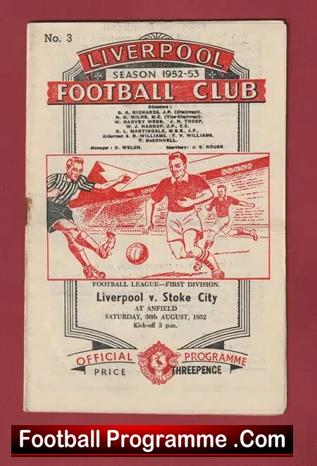 Liverpool v Stoke City 1952