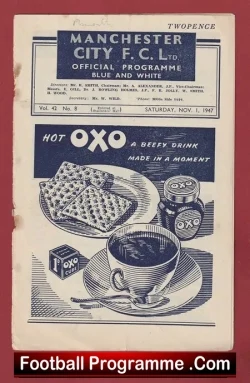 Manchester City v Portsmouth 1947 – 1940’s