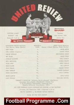 Manchester United v Aston Villa 1994 – Reserves Roy Keane