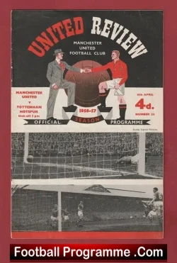 Manchester United v Tottenham 1957